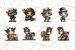 Western Robot Clipart PNG Files, Western Clip Art Product Image 8