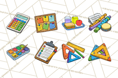 School Supplies Clipart Back To School PNG, Teacher Clip Art Product Image 9