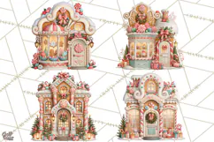 Gingerbread Christmas Clipart, Gingerbread People PNG Product Image 1