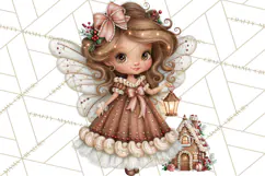 Gingerbread Fairyland Christmas PNG Clipart Product Image 4