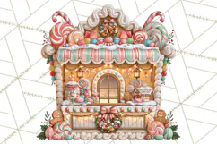 Gingerbread Christmas Clipart, Gingerbread People PNG Product Image 4