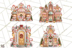 Gingerbread Christmas Clipart, Gingerbread People PNG Product Image 1