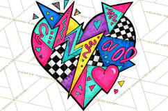 80s Retro Doodle Accessories PNG Product Image 5