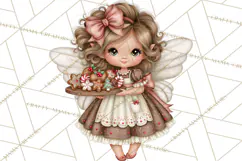 Gingerbread Fairyland Christmas PNG Clipart Product Image 5
