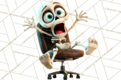 Funny Skeletons Clipart, Funny PNG, Funny Life Clip Art Product Image 4