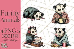 Funny Animals Clipart, Animal Life Png, Funny Png Product Image 1