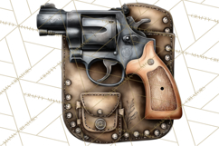 Western Robot Clipart PNG Files, Western Clip Art Product Image 5