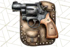 Western Robot Clipart PNG Files, Western Clip Art Product Image 5