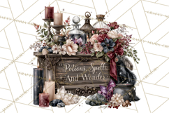 Gothic Witch Apothecary PNG Clipart Product Image 4