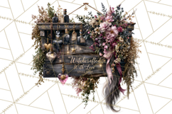 Gothic Witch Apothecary PNG Clipart Product Image 3