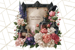 Gothic Witch Apothecary PNG Clipart Product Image 3