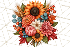 Cozy Autumn Women PNG Clipart, Girl Fall Png Product Image 5