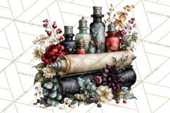 Gothic Witch Apothecary PNG Clipart Product Image 4