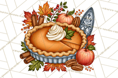 Cozy Autumn Women PNG Clipart, Girl Fall Png Product Image 3
