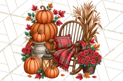 Cozy Autumn Women PNG Clipart, Girl Fall Png Product Image 3