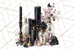 Gothic Witch Apothecary PNG Clipart Product Image 4