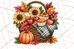 Cozy Autumn Women PNG Clipart, Girl Fall Png Product Image 3
