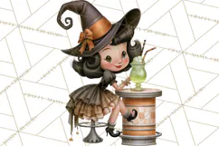 1950s Vintage Halloween Clipart Retro Soda Fountain Clip Art Product Image 2