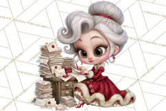 Santa’s Mailroom Christmas Clipart PNG Product Image 2