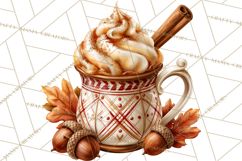 Autumn Critters PNG Cute Woodland Clipart Product Image 3