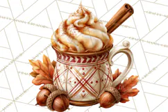 Autumn Critters PNG Cute Woodland Clipart Product Image 3