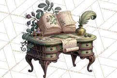 Vintage Apothecary World PNG Product Image 3