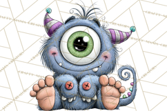 Monster Munchkins Halloween Characters PNG Product Image 3