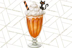 1950s Vintage Halloween Clipart Retro Soda Fountain Clip Art Product Image 3