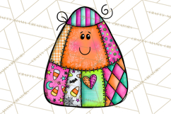 Haunted Patchwork Halloween Characters PNG Product Image 4