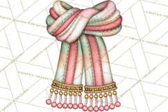 Pastel Christmas Friends Printable Clipart PNG Product Image 3