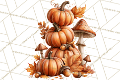 Autumn Critters PNG Cute Woodland Clipart Product Image 4