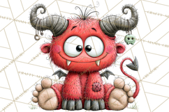 Monster Munchkins Halloween Characters PNG Product Image 4