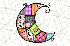 Haunted Patchwork Halloween Characters PNG Product Image 5