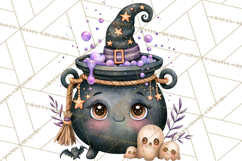 Pumpkin Munchkins Cute Halloween Clipart PNG Product Image 5