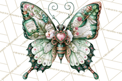 Halloween Butterflies Spooky Gothic Clipart PNG Product Image 5