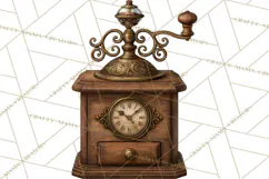 Vintage Farmhouse Kitchen Clipart PNG Product Image 2