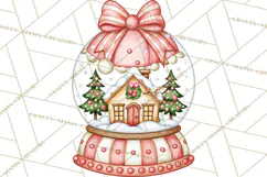 Pastel Christmas Friends Printable Clipart PNG Product Image 2