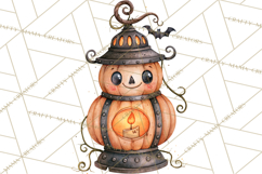 Pumpkin Munchkins Cute Halloween Clipart PNG Product Image 3