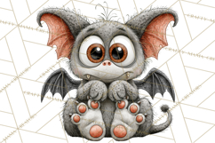 Monster Munchkins Halloween Characters PNG Product Image 3