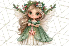 Christmas Fairy World Clipart PNG Product Image 3