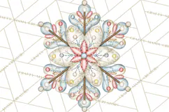 Pastel Christmas Friends Printable Clipart PNG Product Image 3