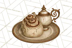 Vintage Farmhouse Kitchen Clipart PNG Product Image 4