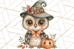 Pumpkin Munchkins Cute Halloween Clipart PNG Product Image 4