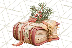 Santa's Travel Agency Christmas Clipart PNG Product Image 4