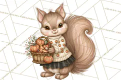 Halloween Critter Town Clipart PNG, Spooky Cottage Animals Product Image 4