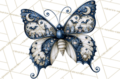 Halloween Butterflies Spooky Gothic Clipart PNG Product Image 4