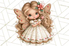 Christmas Fairy World Clipart PNG Product Image 5