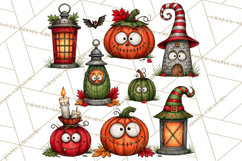 Halloween Village Pumpkin Patch PNG Clipart Product Image 4