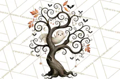 Vintage Halloween Clipart PNG, Halloween Retro Characters Product Image 4