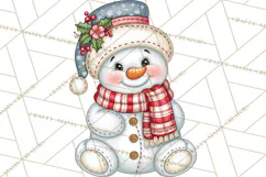 Pastel Christmas Friends Printable Clipart PNG Product Image 5